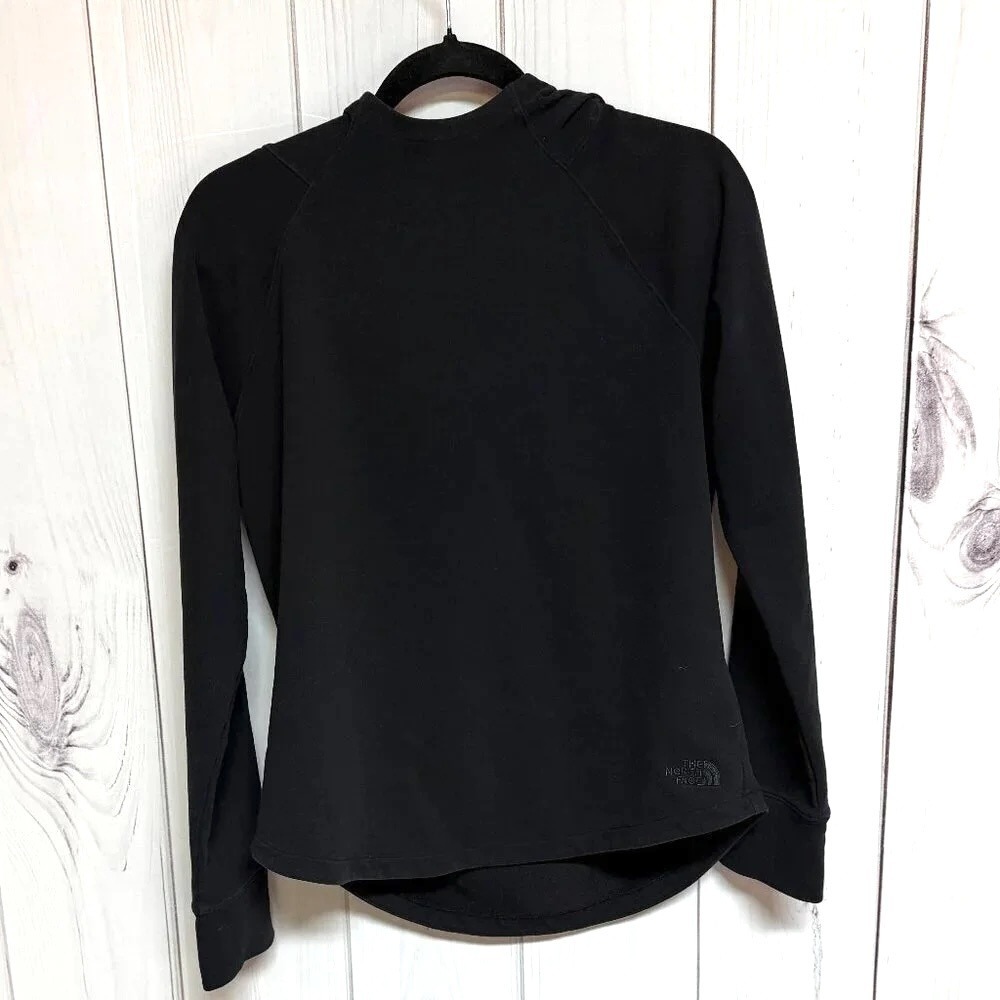 The North Face‎ Women's Hoodster Pullover Hoodie Medium Black Thumbholes EUC
